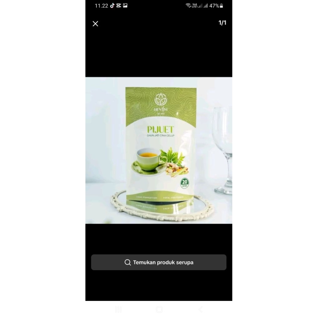 

teh pijuet herbal by afni