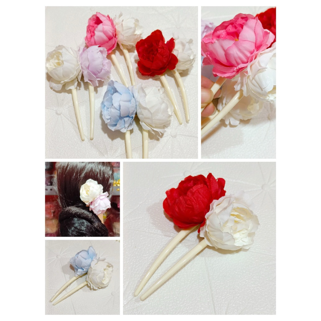 cucuk semanggi bunga | tusuk konde bunga | cucuk bunga cantik