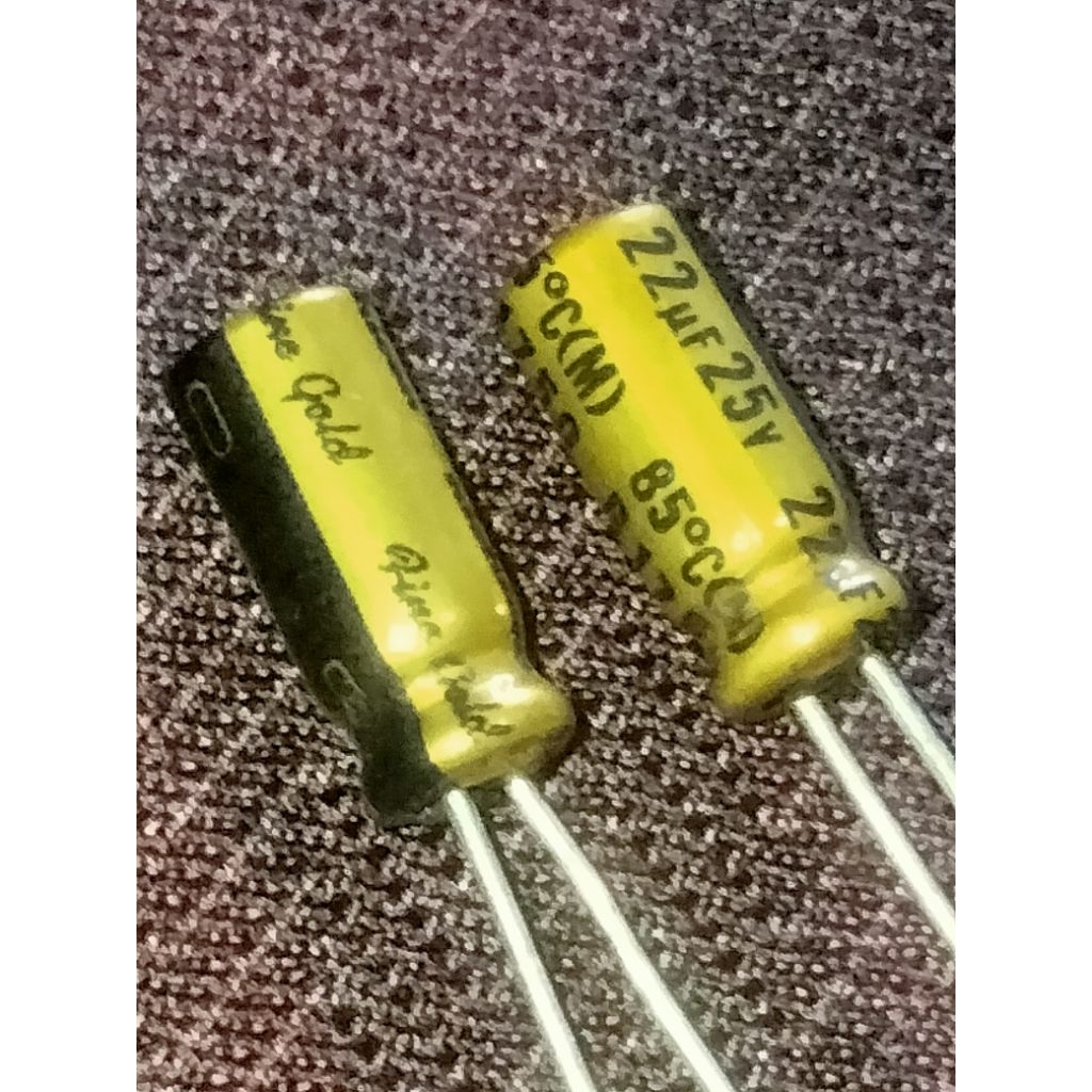 Elco Nichicon 22uf 25v FINE GOLD original Nichicon FG Seri's