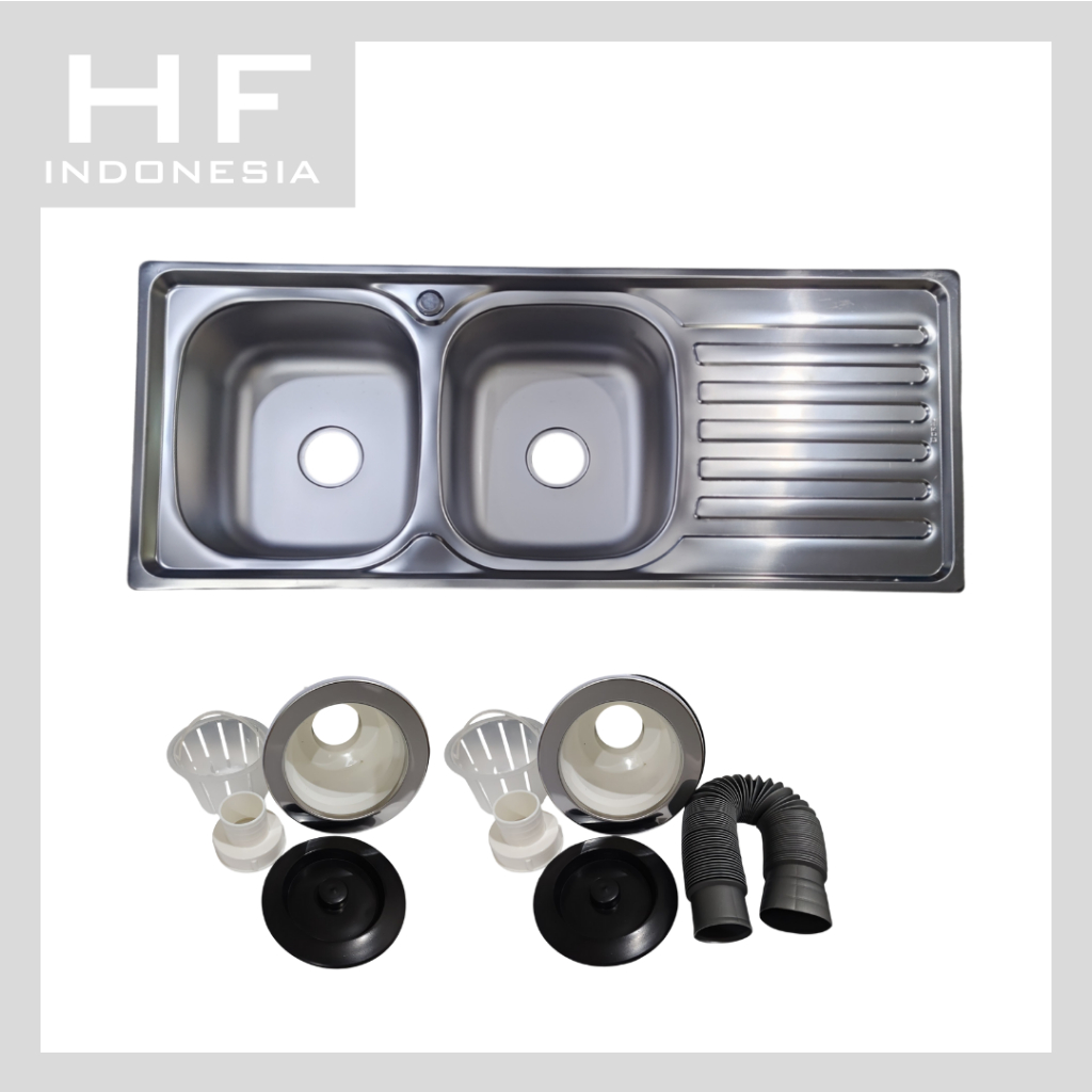 Bak cuci Piring / Kitchen sink / BCP Coral Tebal 12050C Free Afur