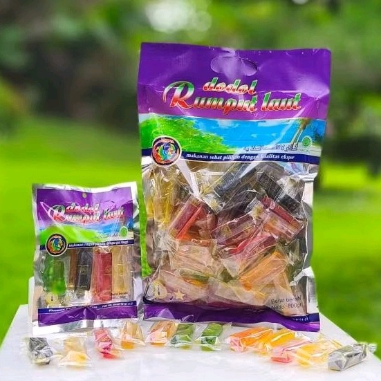 

Disc Dodol Rumput Laut Khas Lombok 9g Kinjo Jelly Candy