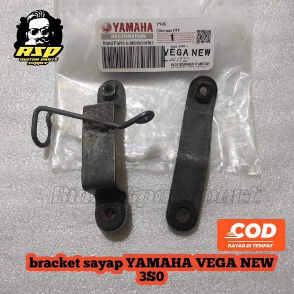 braket breket bracket dudukan penahan sayap vega new 2005 - 2008