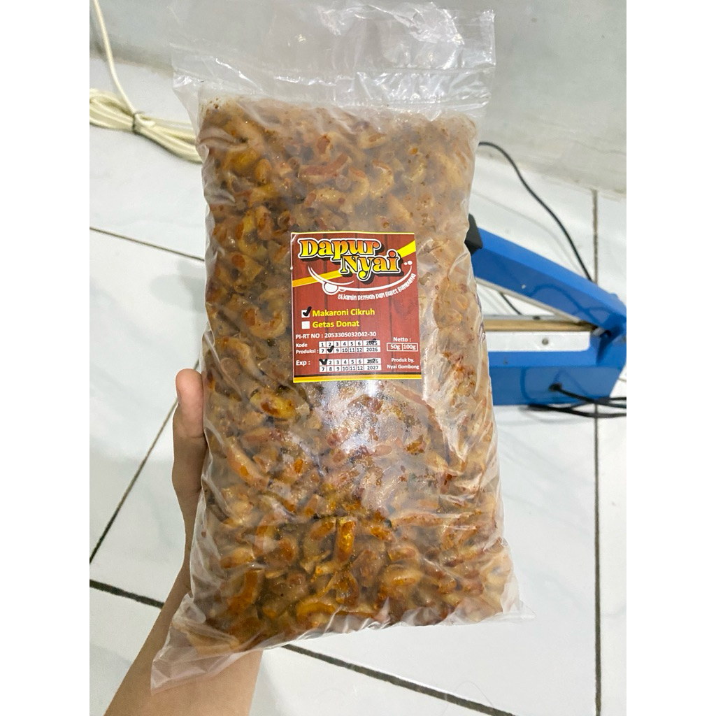 

makaroni cikruh pedas daun jeruk by dapur Nyai 1kg