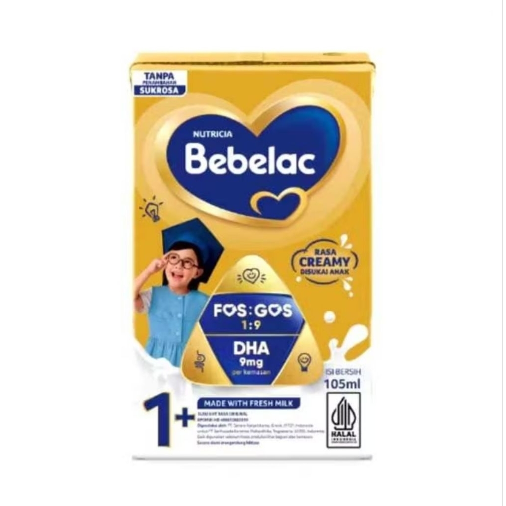 

Bebelac UHT Susu Formula Cair Rasa Plain 105ml