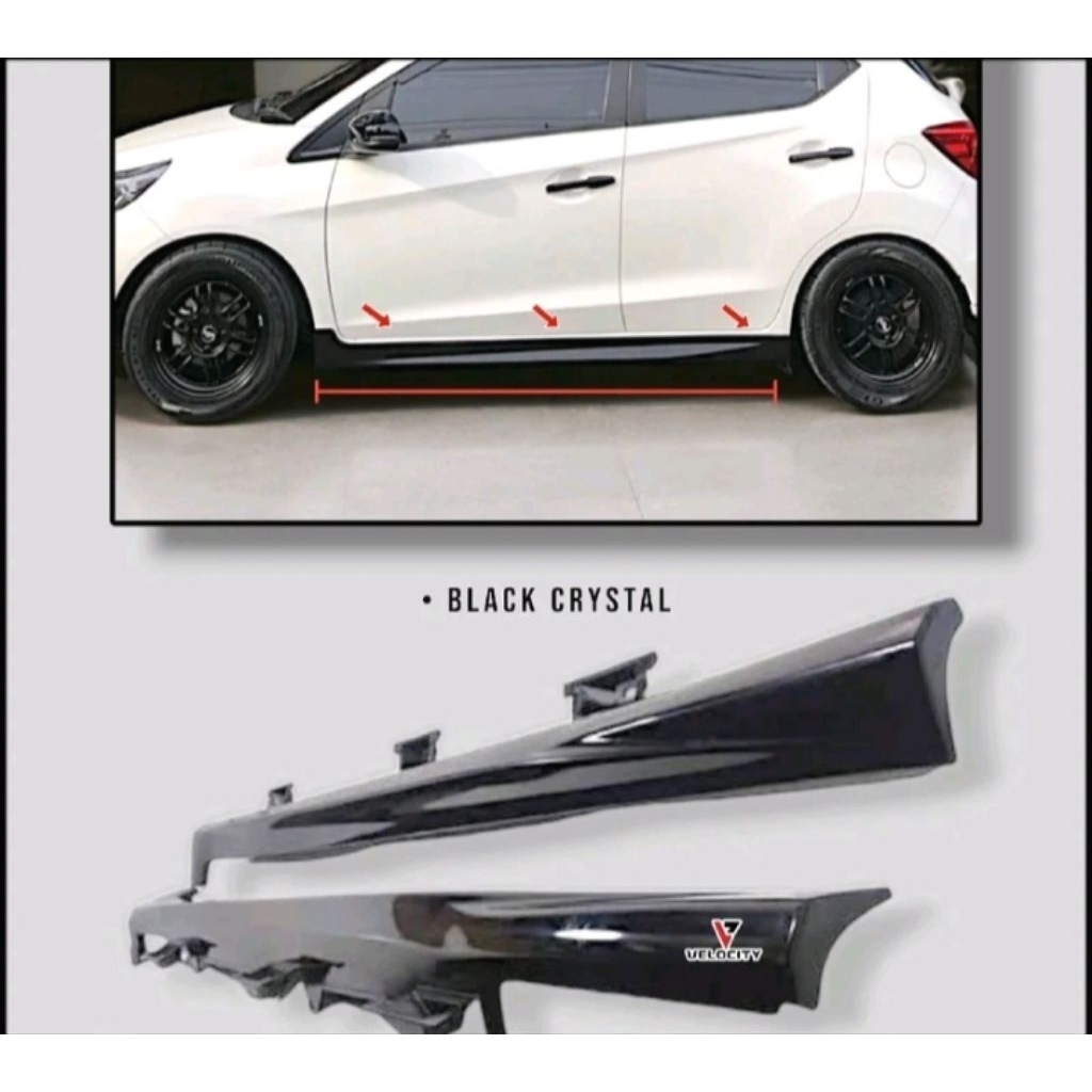 Side Skirt Brio Satya Model RS 2018 - 2025