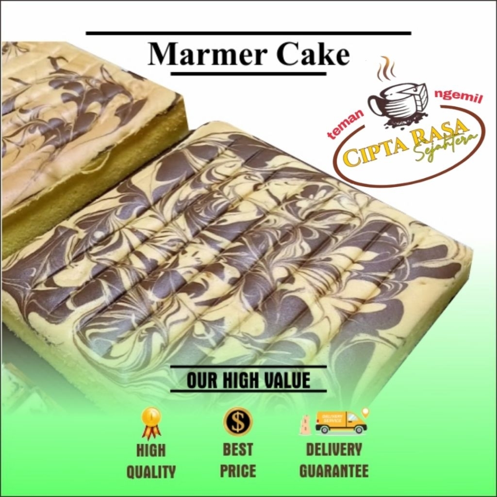 

Teman Ngemil Cipta Rasa Sejahtera Signature Chocolate Marmer Cake