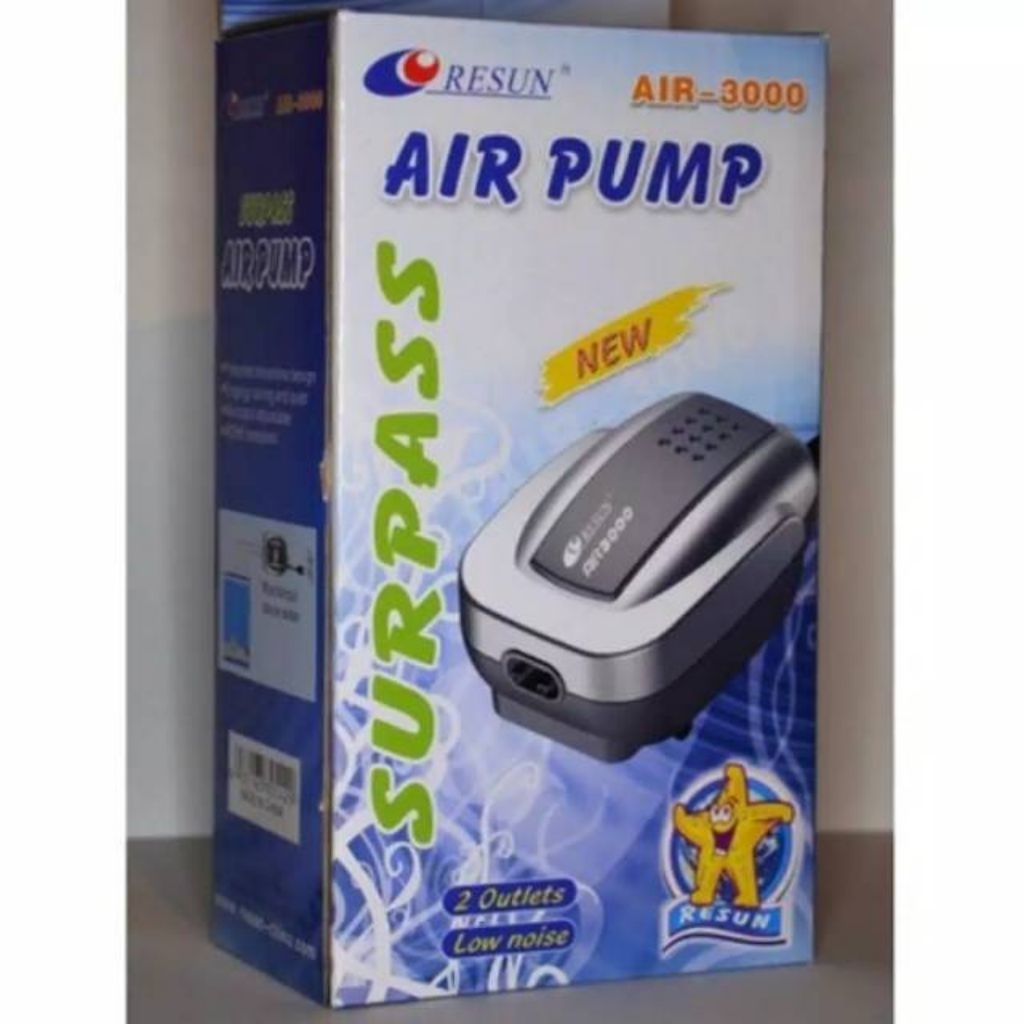 Resun Air-3000 Pompa Udara Aerator Aquarium Air Pump Air3000