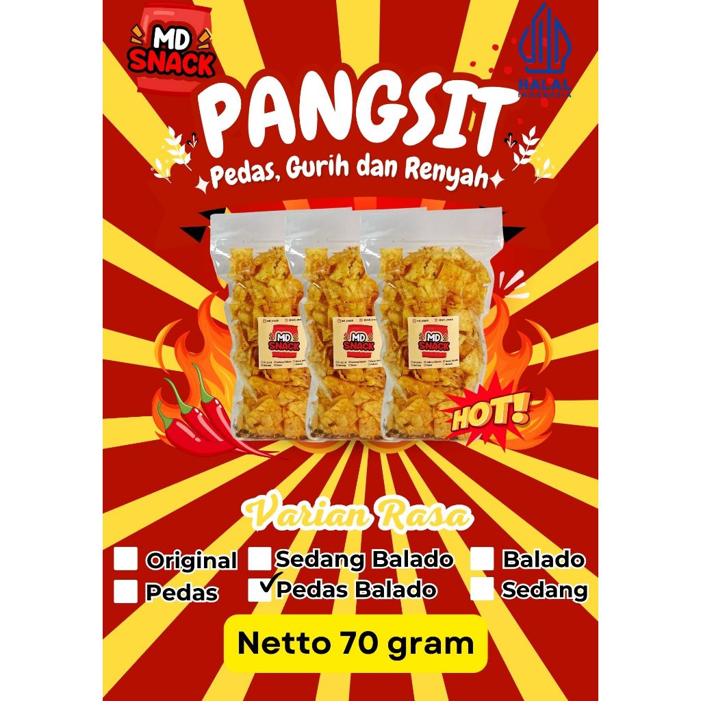 

Pangsit 70 Gram pedas Daun Jeruk