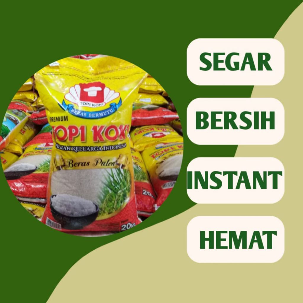 

BERAS TOPI KOKI - INSTANT PALEMBANG