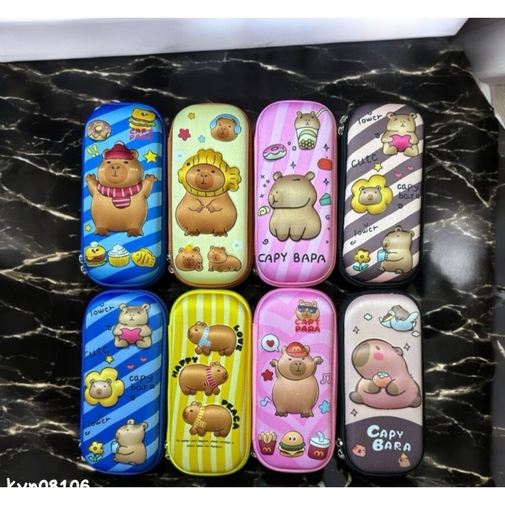 

Kotak Pensil 3D Capy Bara / Tempat Pensil Anak 3D