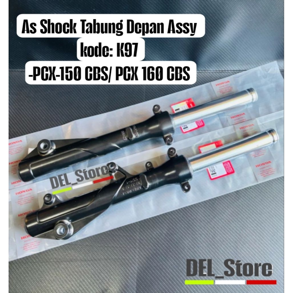 As Shock Tabung Depan Assy K97 Honda PCX 160 CBS / PCX 150 CBS SHOCK DEPAN PCX 150 CBS /PCX 160 CBS 