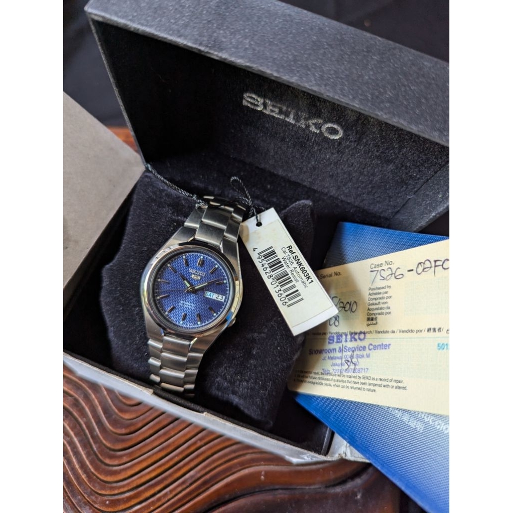 seiko 5 automatic snk603, bukan snxs79, military dial, nautilus, seiko superior