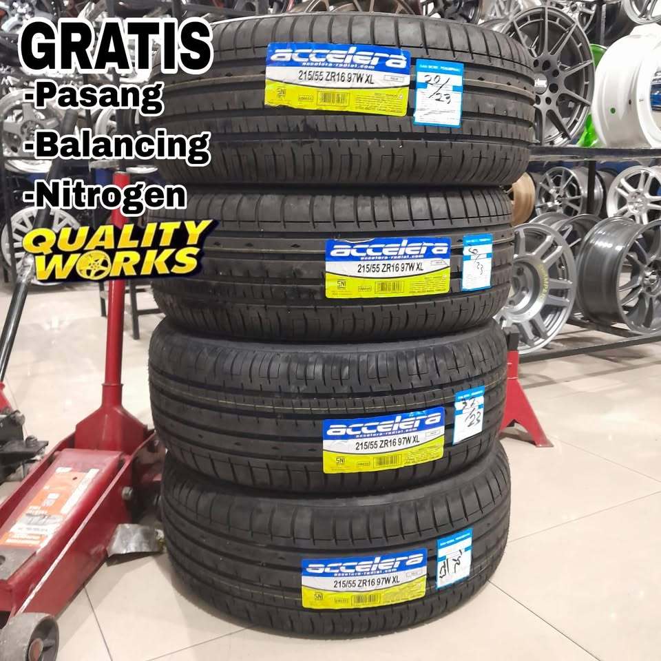 BAN MOBIL MURAH 215 55 R16 ACCELERA PHI-R - BAN RING 16 UKURAN 215/55 R16