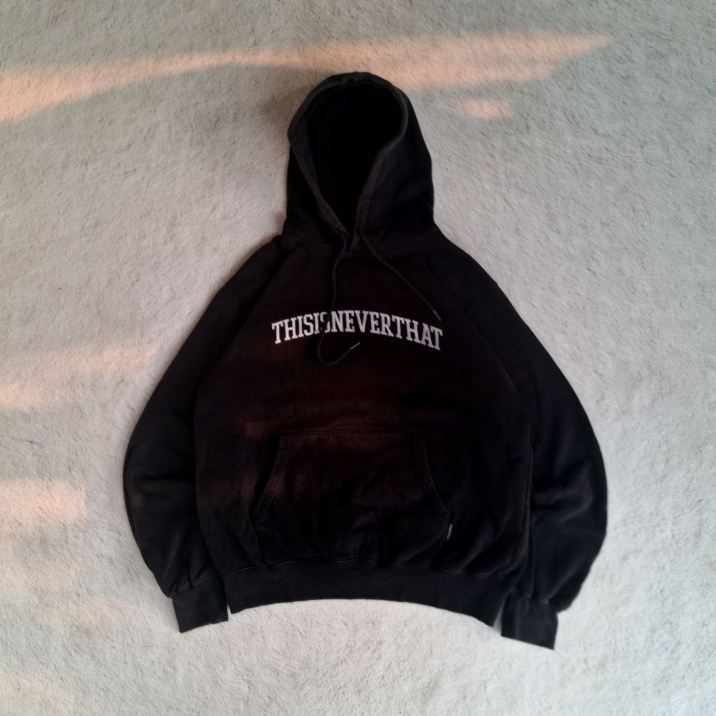 HOODIE THISISNEVERTHAT ARCH LOGO - Black