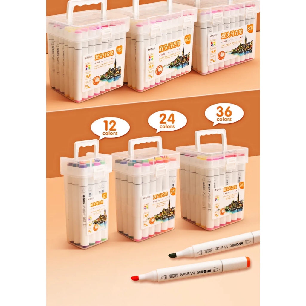 

M&G Triangle Dual Tip Marker - Spidol Marker 2 Fungsi