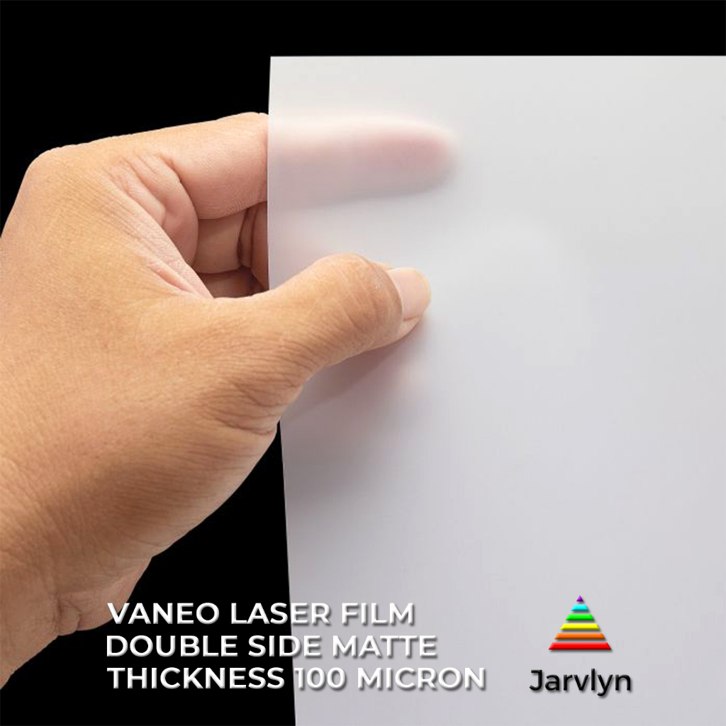 

Vaneo Laser Film A4 Double Side Matte Plus 100 micron Polyfilm Mylar Kodaktris lembaran