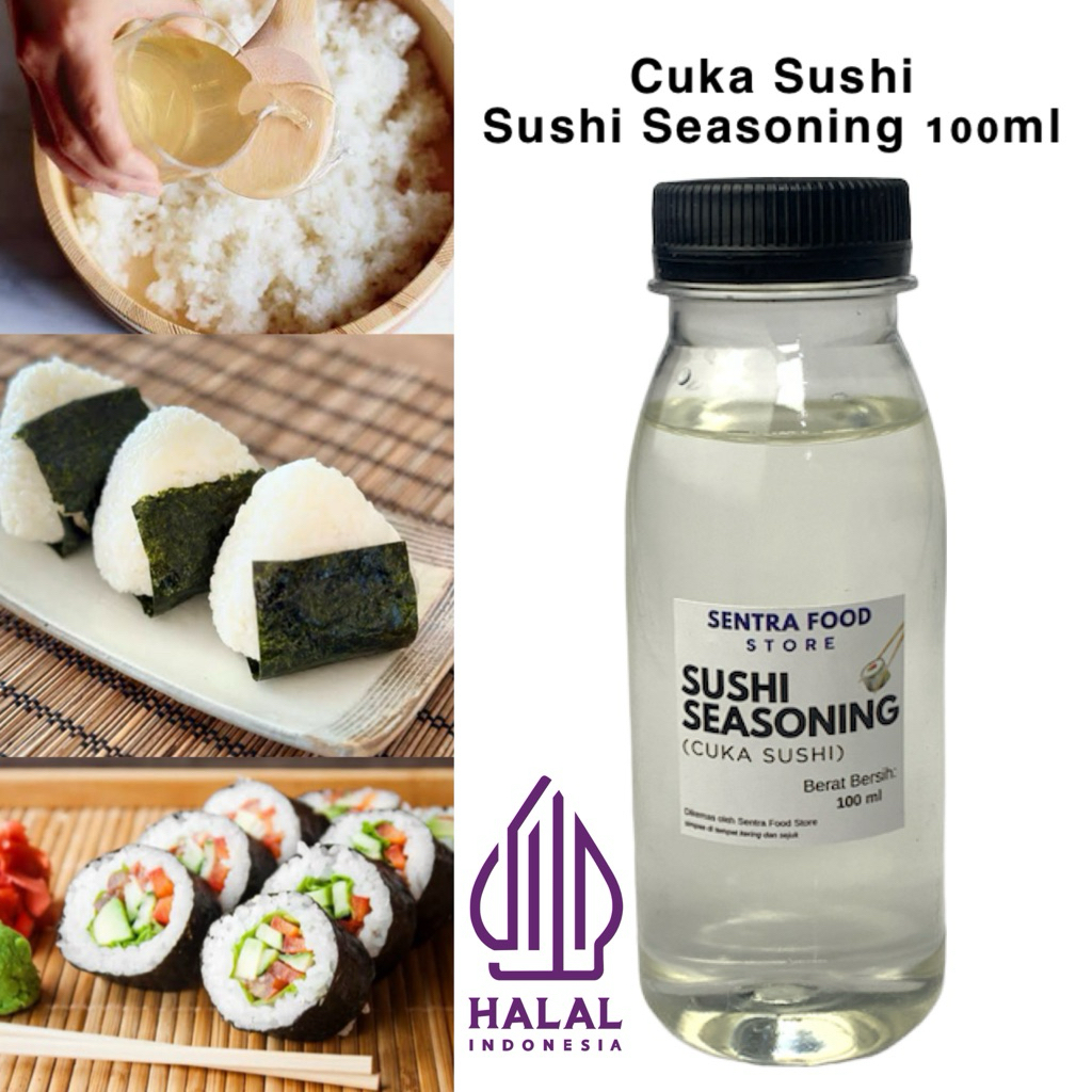 

Cuka Sushi / Sushi Seasoning 100 ml Halal / Vinegar Cuka Bumbu Nasi Sushi Gimbap Onigiri