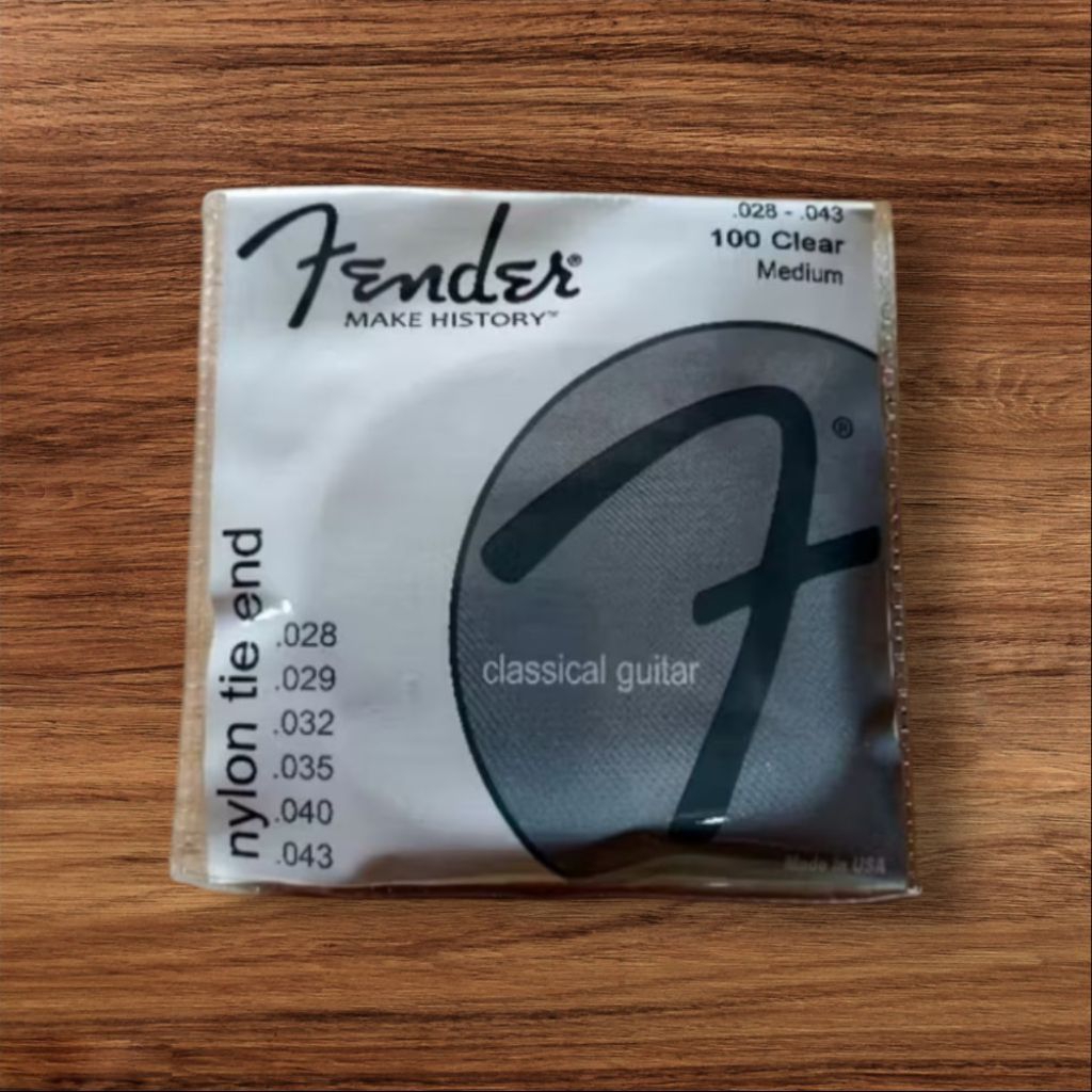 Senar Gitar Fender Clasic/Nylon 1set Free Pick