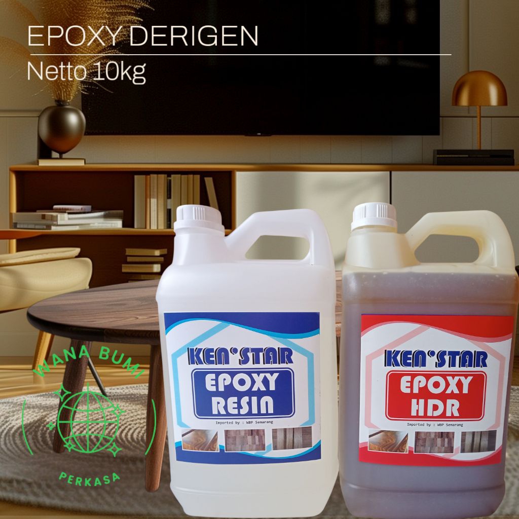 

LEM EPOXY 2.KOMPONEN | KEMASAN jurigen=10.KG/SET | Hardiner+Resin