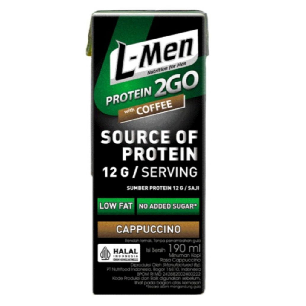 

L-MEN 2 GO COFFE CAPUCCINO PROTEIN RENDAH LEMAK 190 ML