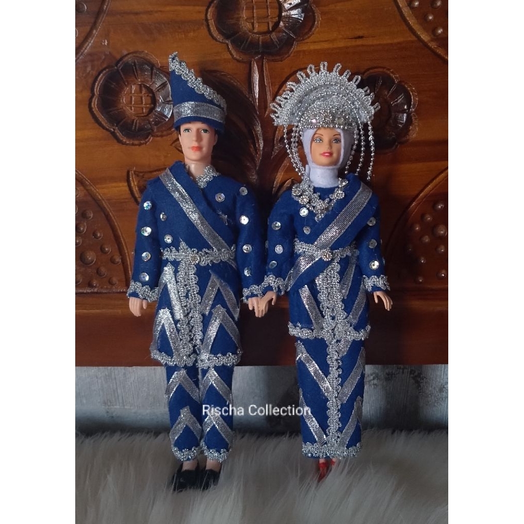 BONEKA BERBIE HIAS ADAT NUSANTARA/BONEKA ADAT RIAU