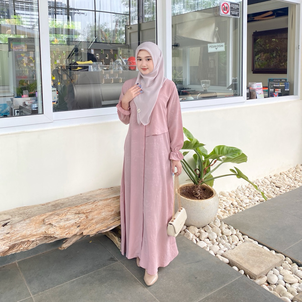 Efabric - Athaya Dress Snowsheer yoryou | Dress Kondangan | Daily Dress Busui Adem