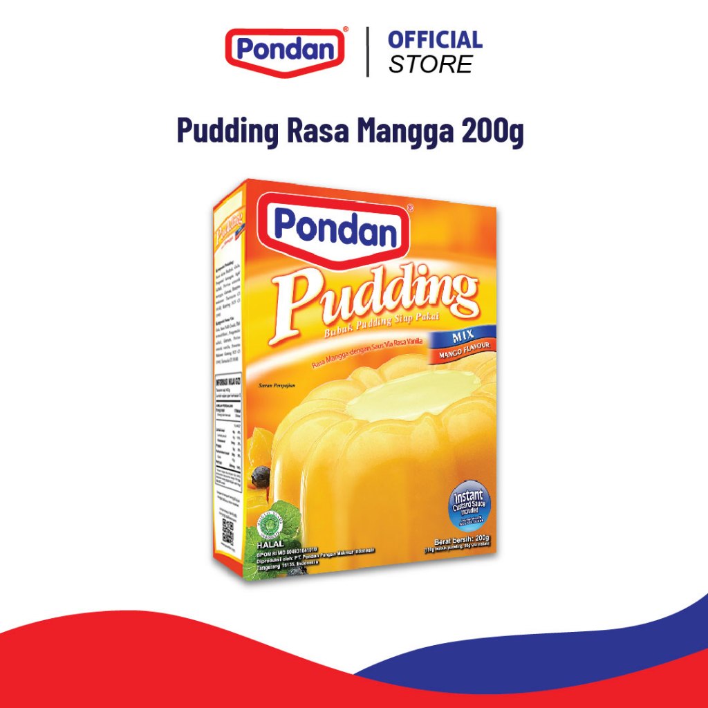 

(BUY 1 GET 1) PONDAN Pudding Masak Mix Mangga EXPIRED 25 DESEMBER 2025