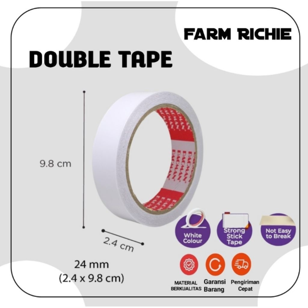 

Double Tape 24mm x 9.8cm
