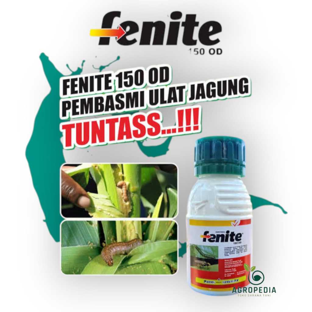 insektisida fenite 200ml (emamektin benzoat 75gl dan lufenuron 75gl) - Membasi ulat larva dan telur