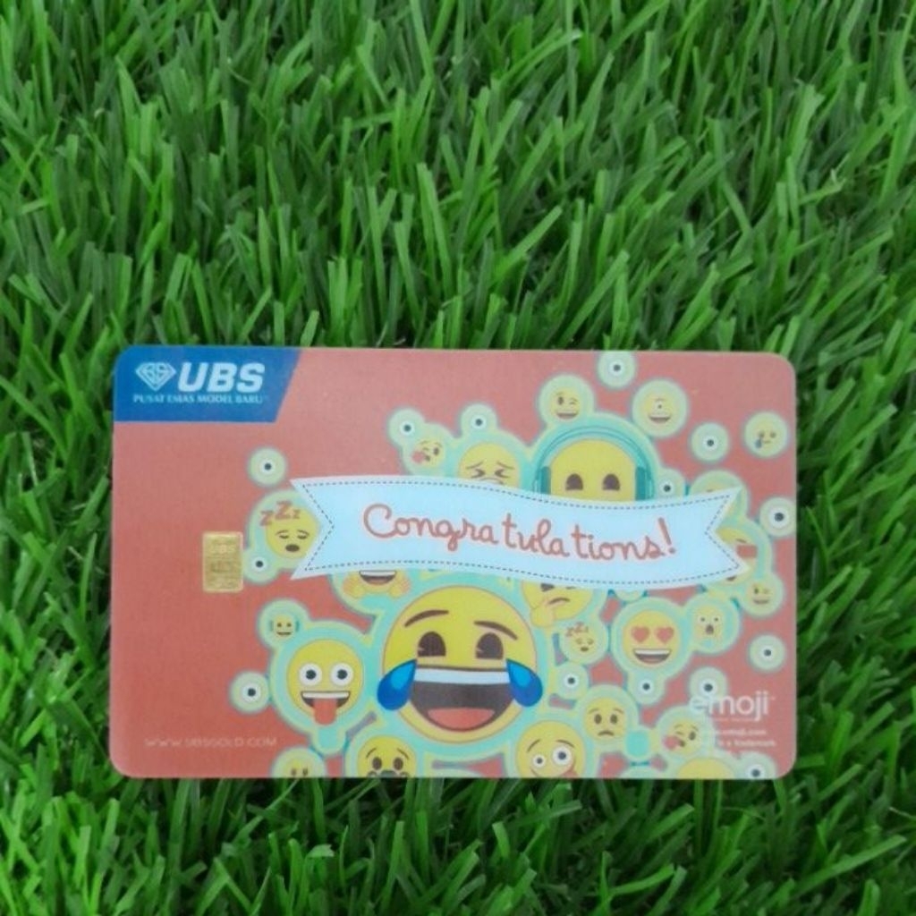 UBS 0.1 gram emoji smile