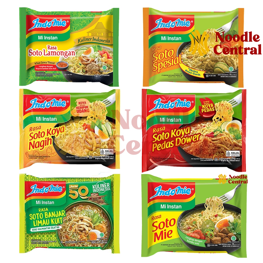 

Indomie - SOTO mie instan kuah SUP Varian SOTO