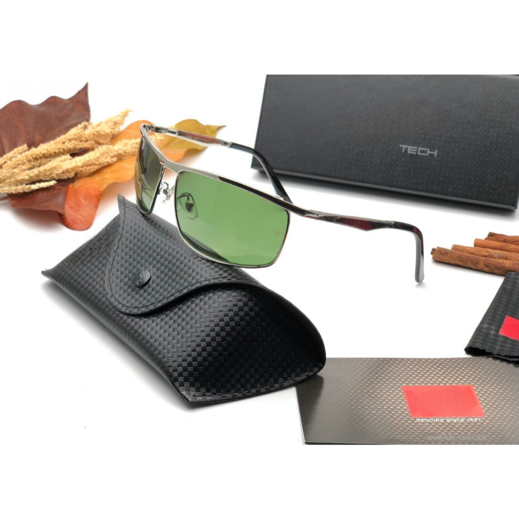 KACAMATA HITAM RB 3462 KACA TERBARU LENSA POLARIZED ANTISILAU ANTIRADIASI OUTDOOR INDOOR BERSEPEDA B
