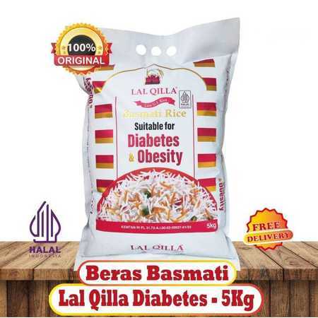 

Lal Qilla Diabetes Beras Basmati 5KG