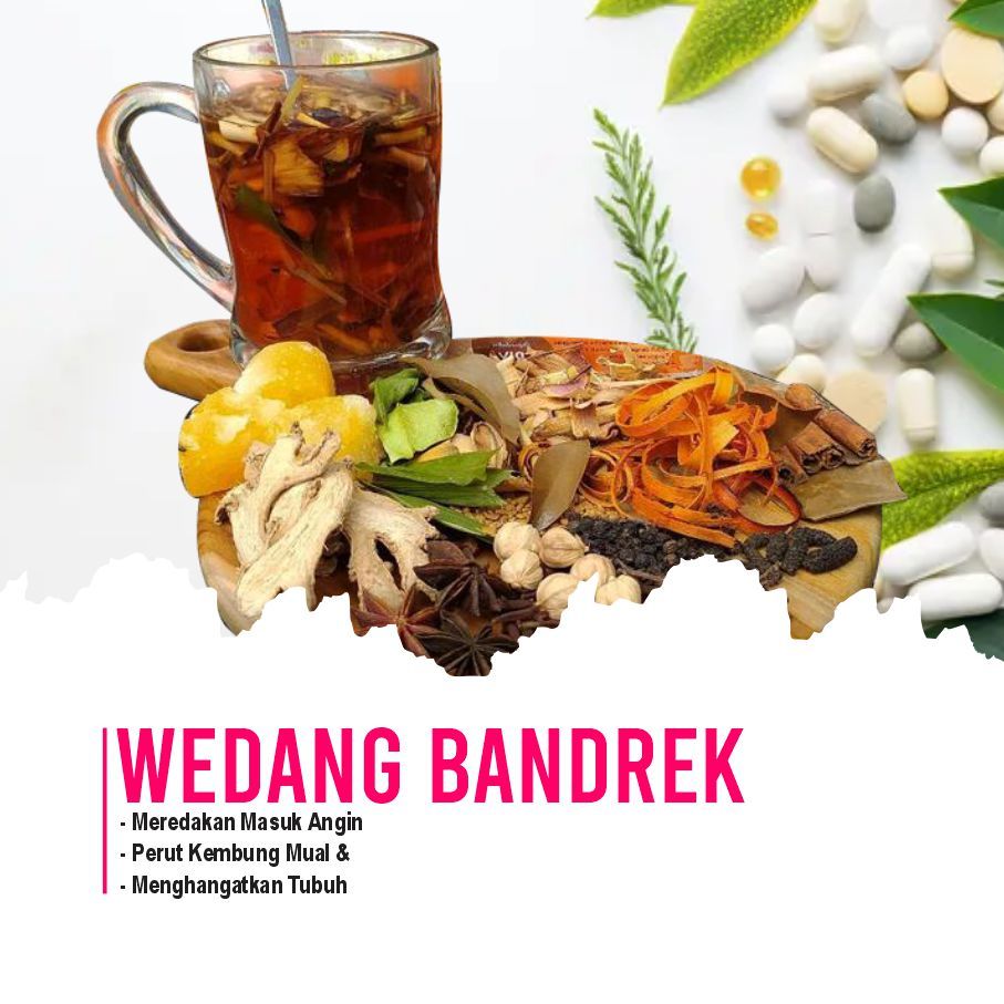 

WEDANG BANDREK || 10 SACHET || ISIAN FULL REMPAH