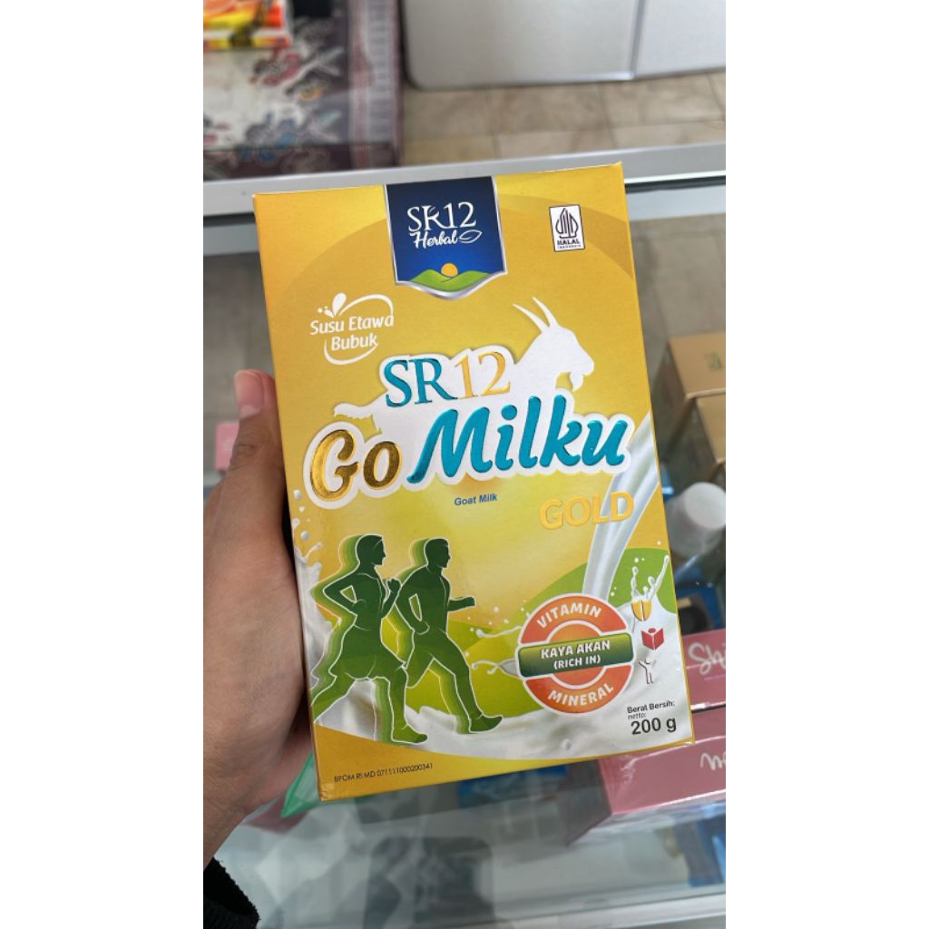 

Gomilku Gold SE12 | Susu Kambing Etawa Bubuk | Original 100 ℅ Asli | 200 gr