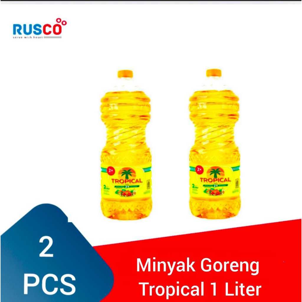 

[ PAKET 2 PCS ] Minyak Goreng Tropical 1 Liter