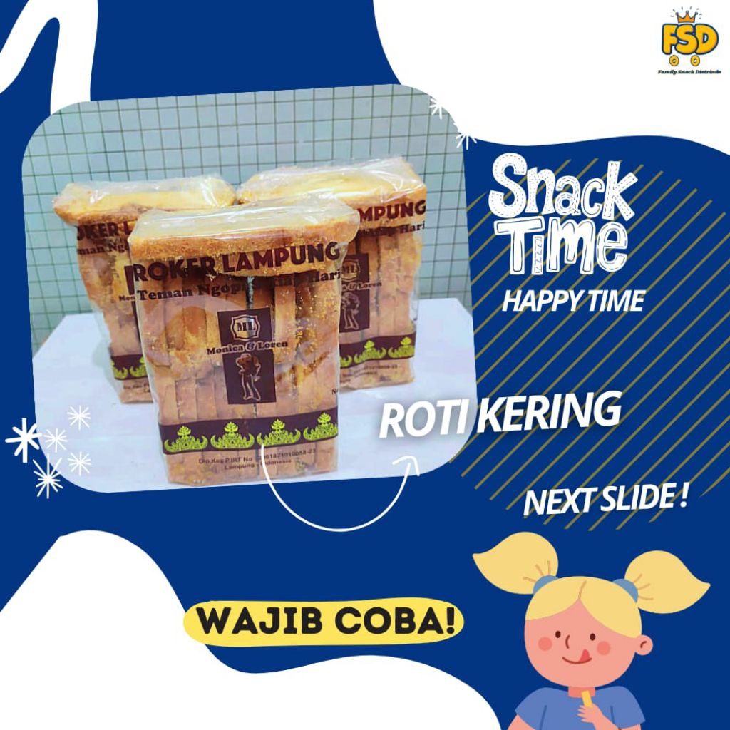 

Roti Kering Lampung@250g