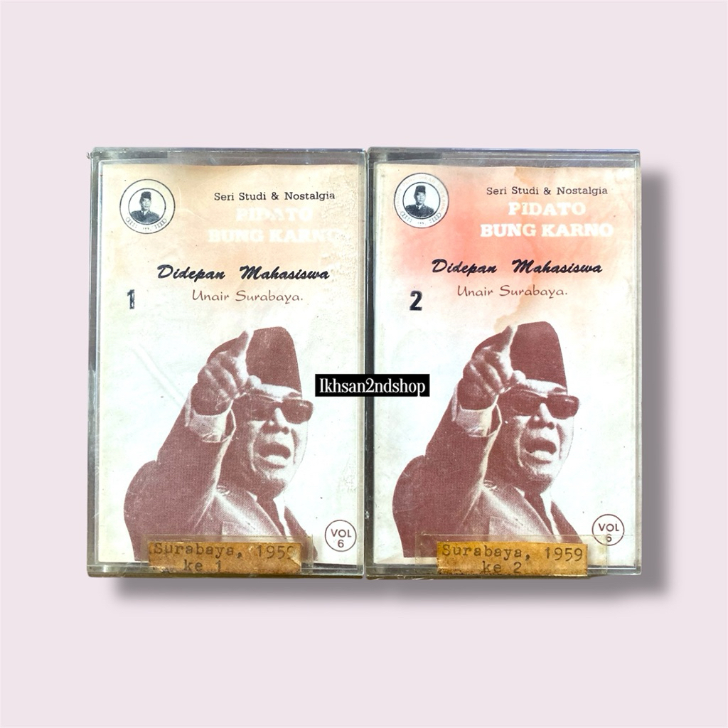 Kaset Pita Pidato Bung Karno Di Depan Mahasiswa Unair Surabaya