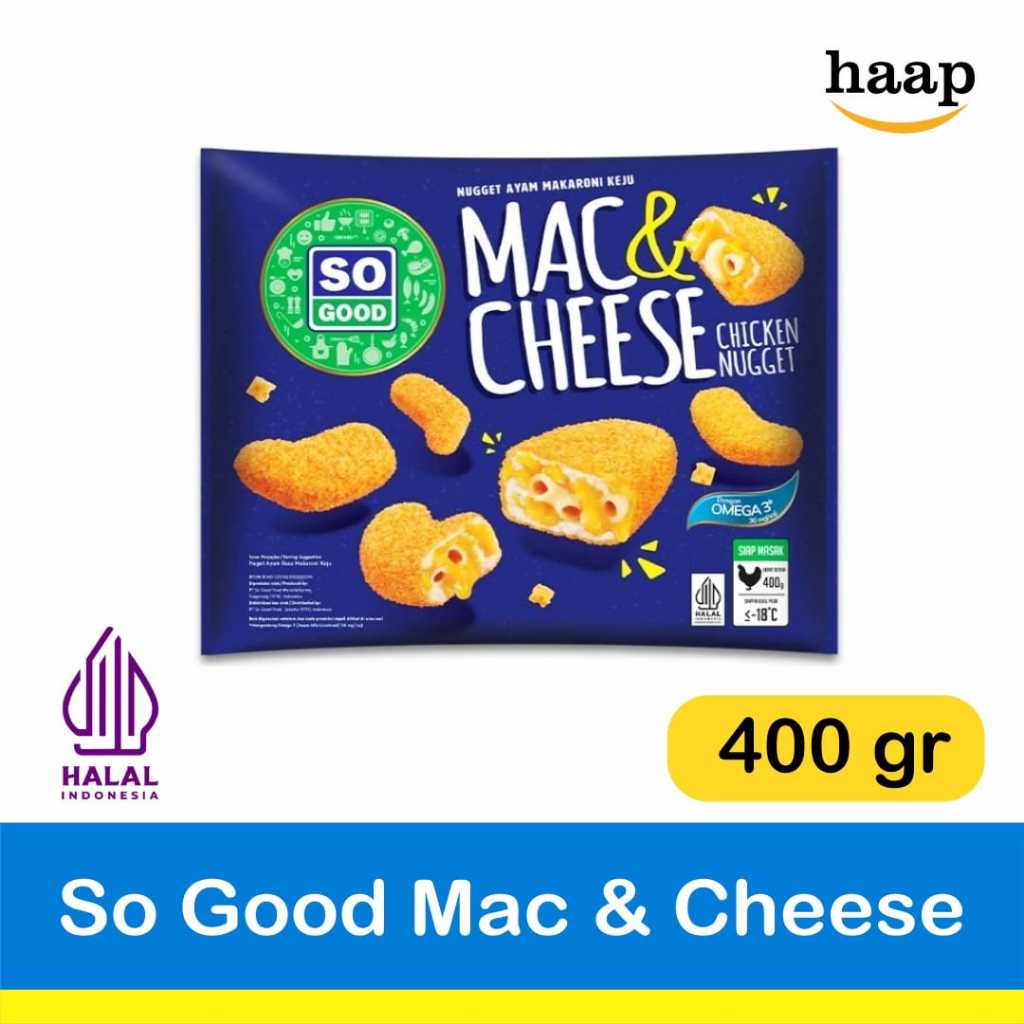 

So Good Mac and Cheese Chicken Nugget 400gr