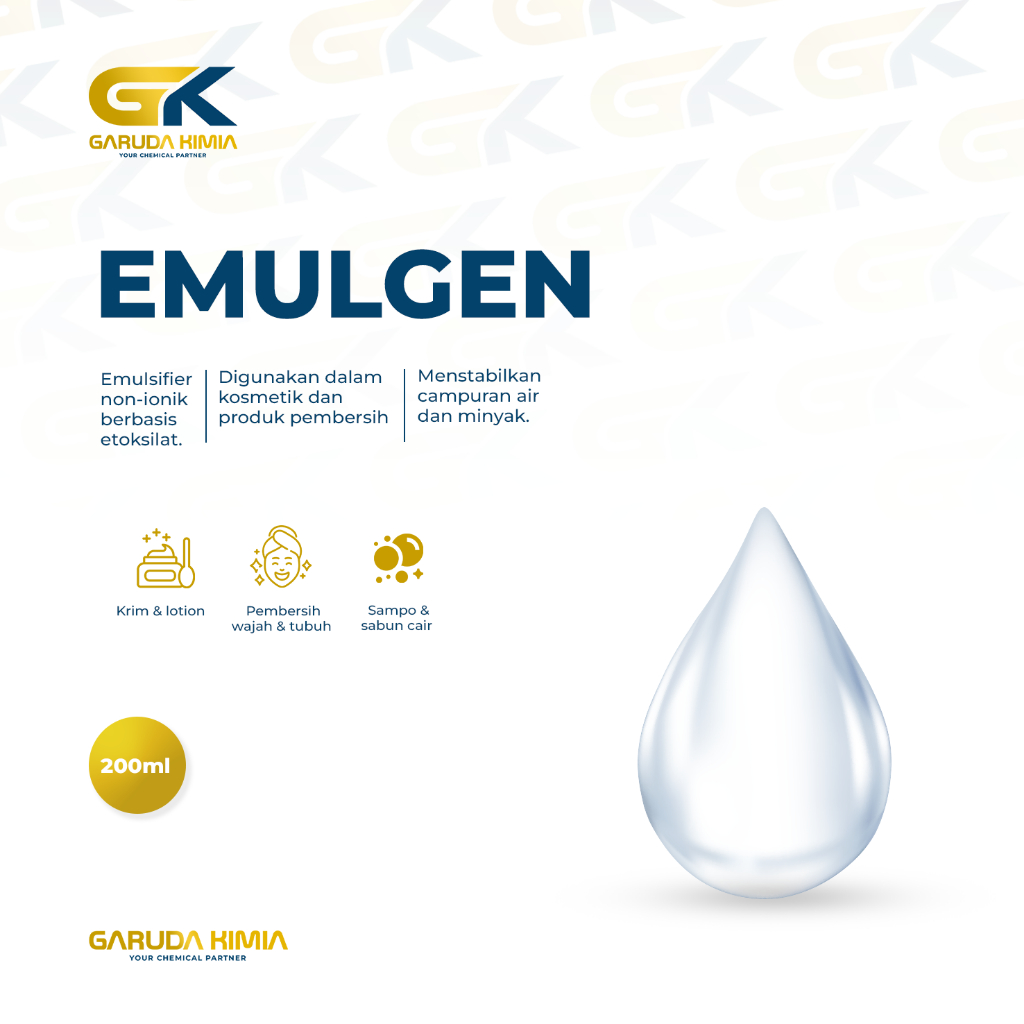 

Emulgen 200Ml / Penemulsi By Garuda Kimia