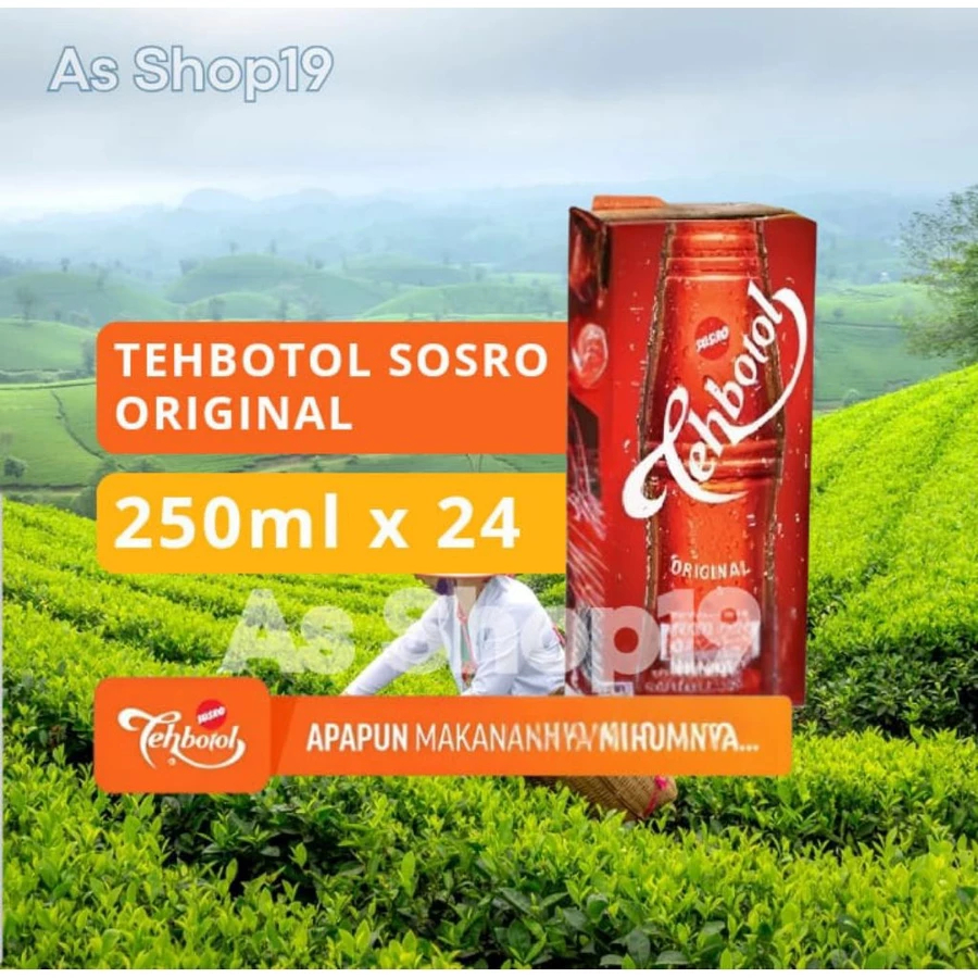 

(CRTN INSTAN) Teh Botol Sosro Kotak Original 250 ml (24 pcs)