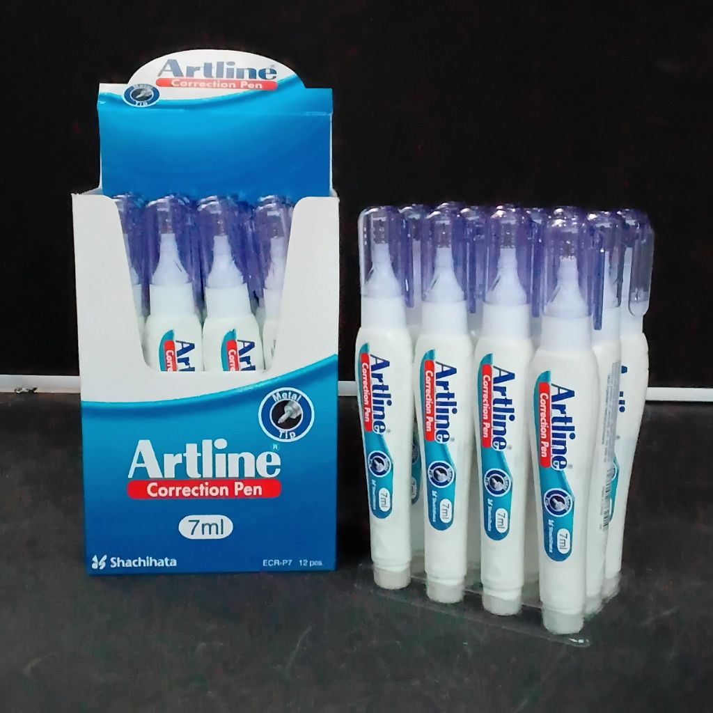 

TIPE-X Cair Correction Pen Artline ECR-P7 7ml ( 12 Pcs ) [ Original ]