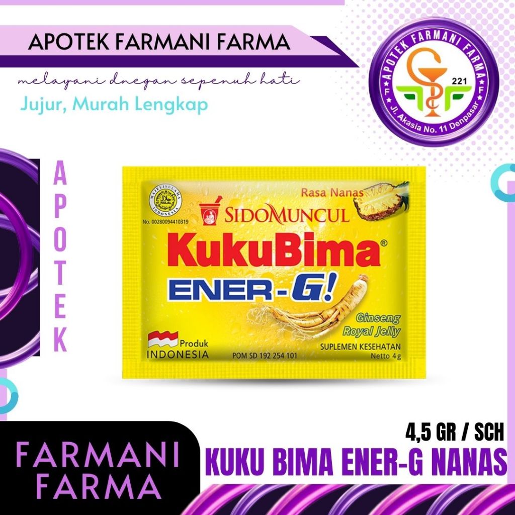 

SIDOMUNCUL KUKU BIMA ENER-G RASA NANAS / MINUMAN ENERGI / STAMINA TUBUH