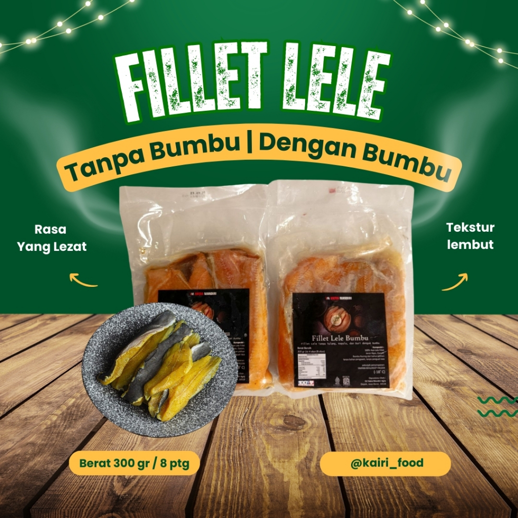 

Frozen Food Fillet Lele Bumbu / Tanpa Bumbu 300 Gram - Menu Praktis Untuk Keluarga