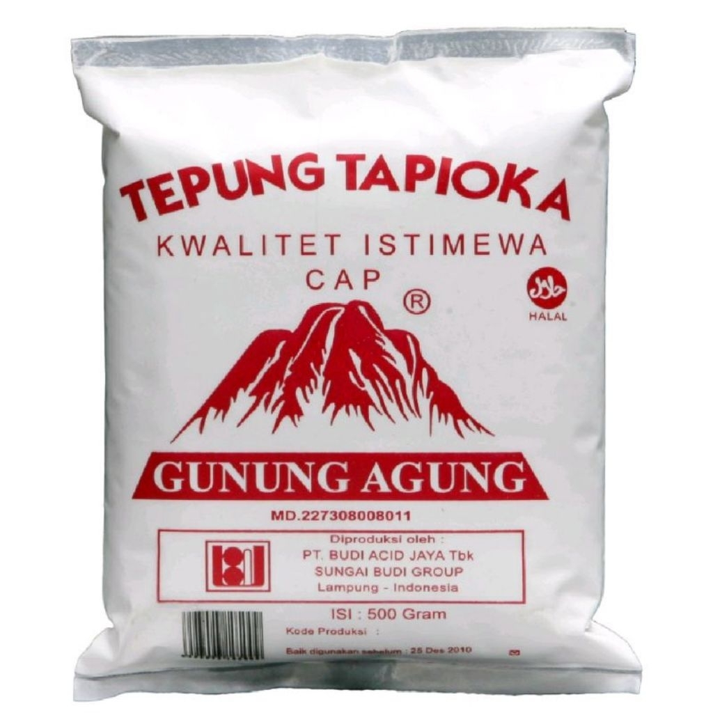 

Tepung Tapioka Cap Gunung Agung 500 Gram
