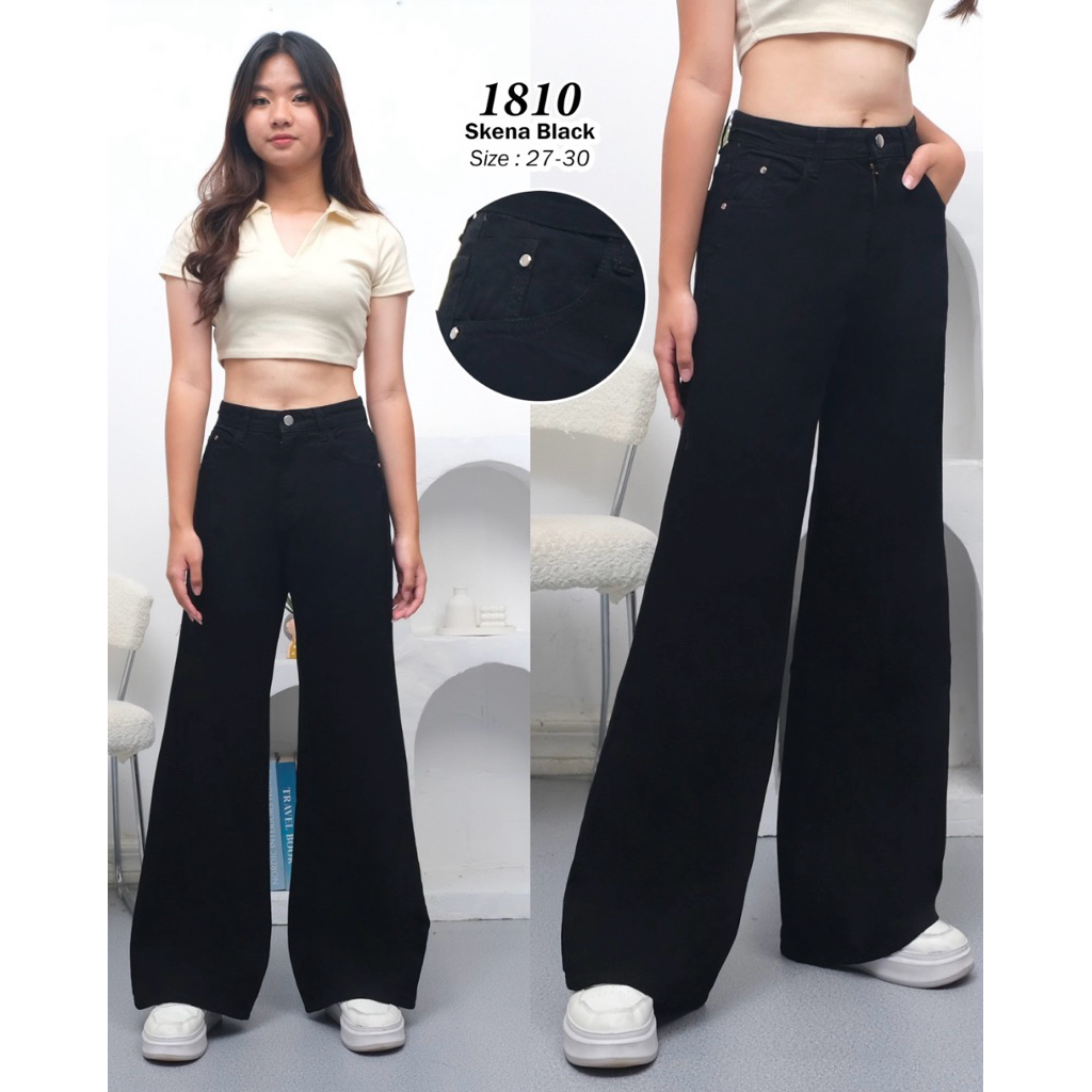T-3000 Skena Black Flare Jeans