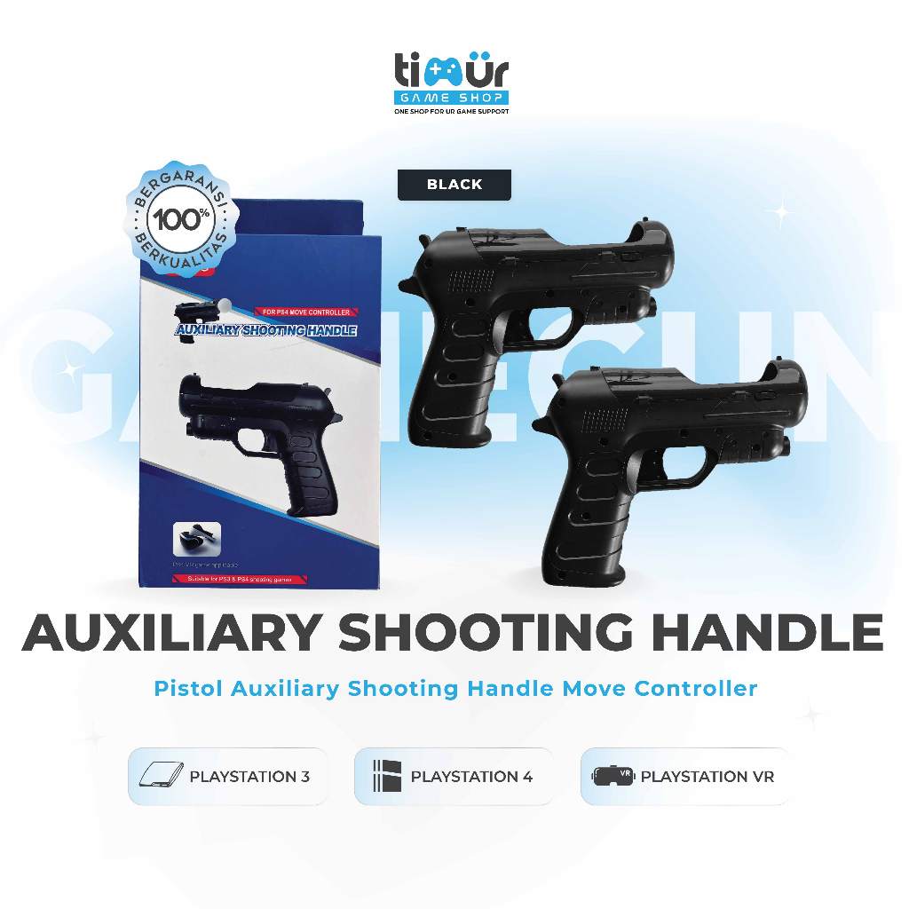 Pistol Tembakan Game Gun Shooting Handle Move Controller PS3 PS4 PS5