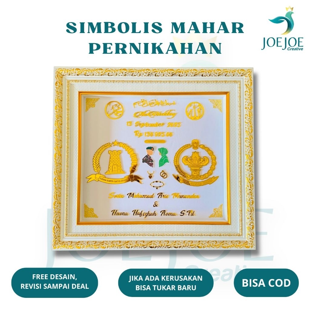 Mahar Pernikahan Mahar Logo Instansi Full Akrilik Mahar Akrilik Kekinian Murah Mahar Logo Instansi T