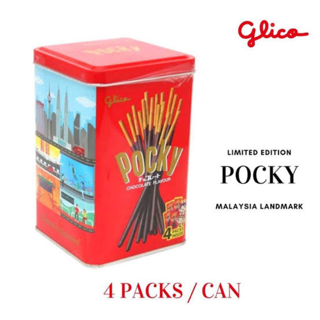 

POCKY TIN LIMITED EDITION ISI 4 PACK POCKY