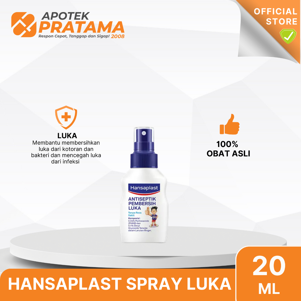 HANSAPLAST ANTISEPTIK PEMBERSIH LUKA SPRAY
